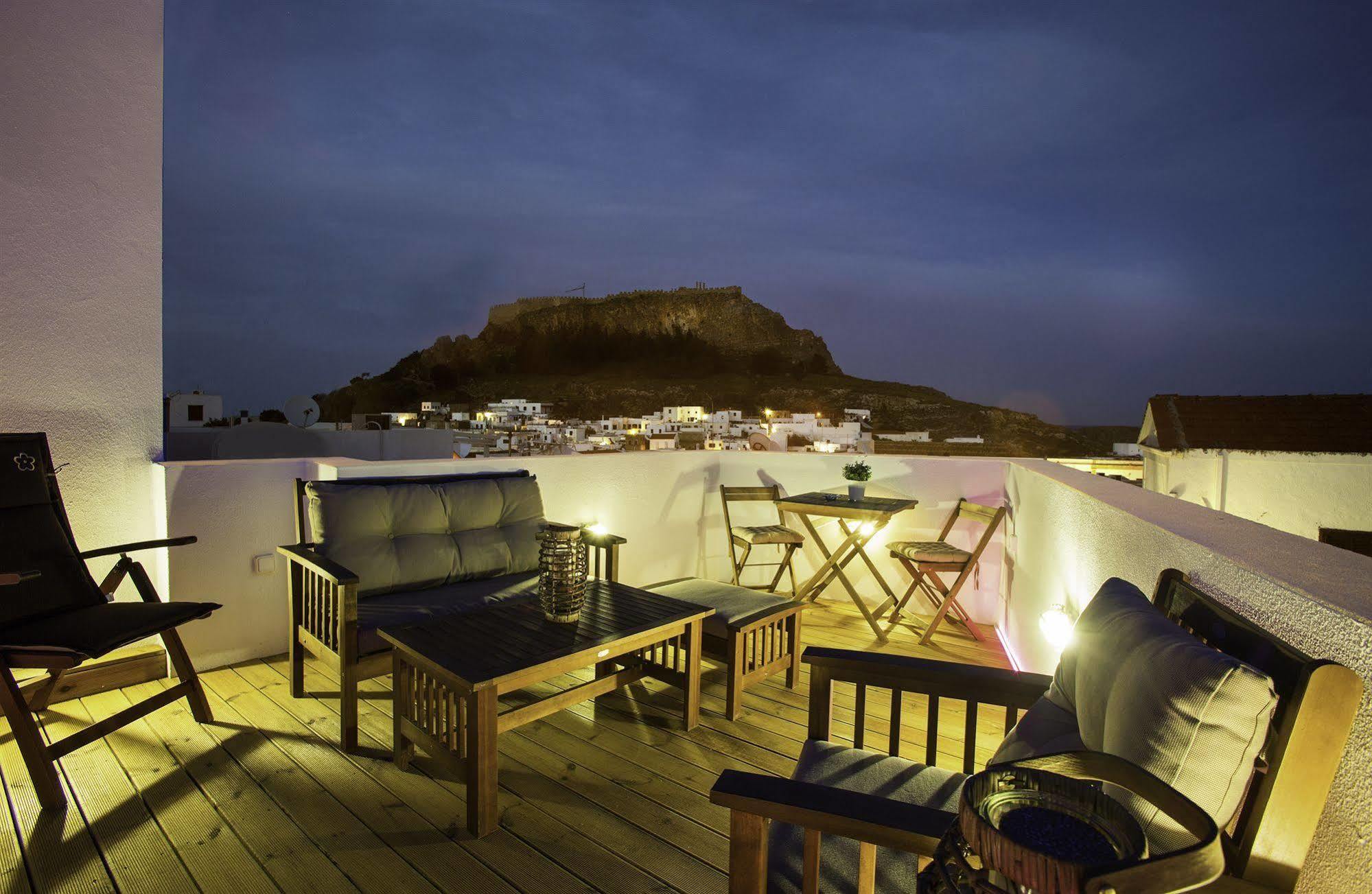 Apartamento Lindos Boutique - Adults Only Exterior foto